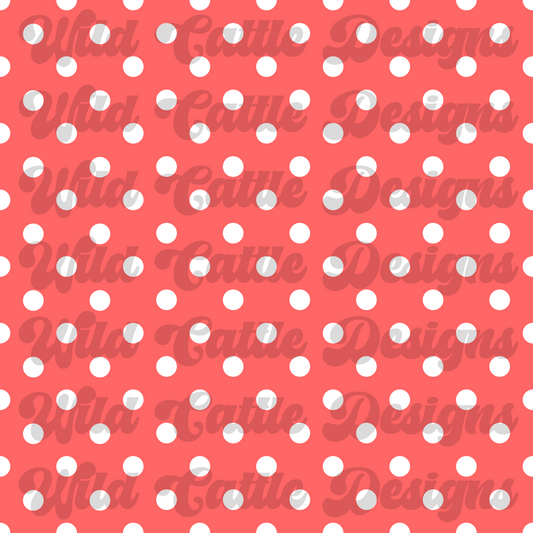 summer watermelon dot seamless