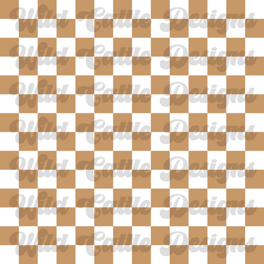 Tan Checks Seamless