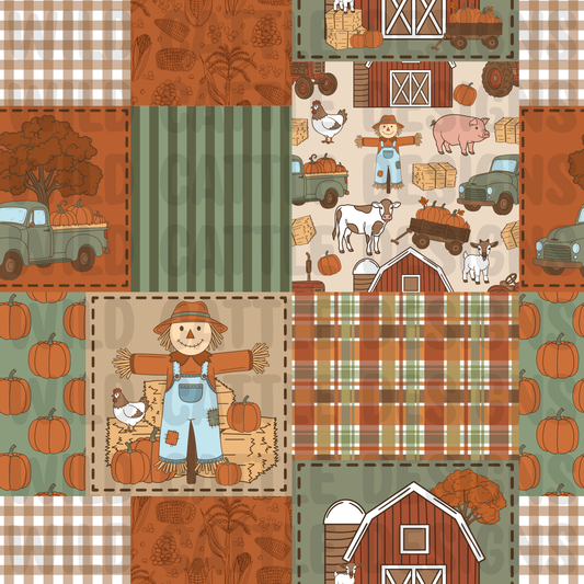 Thankful on the farm patchwork