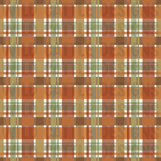 Thankful on the farm plaid