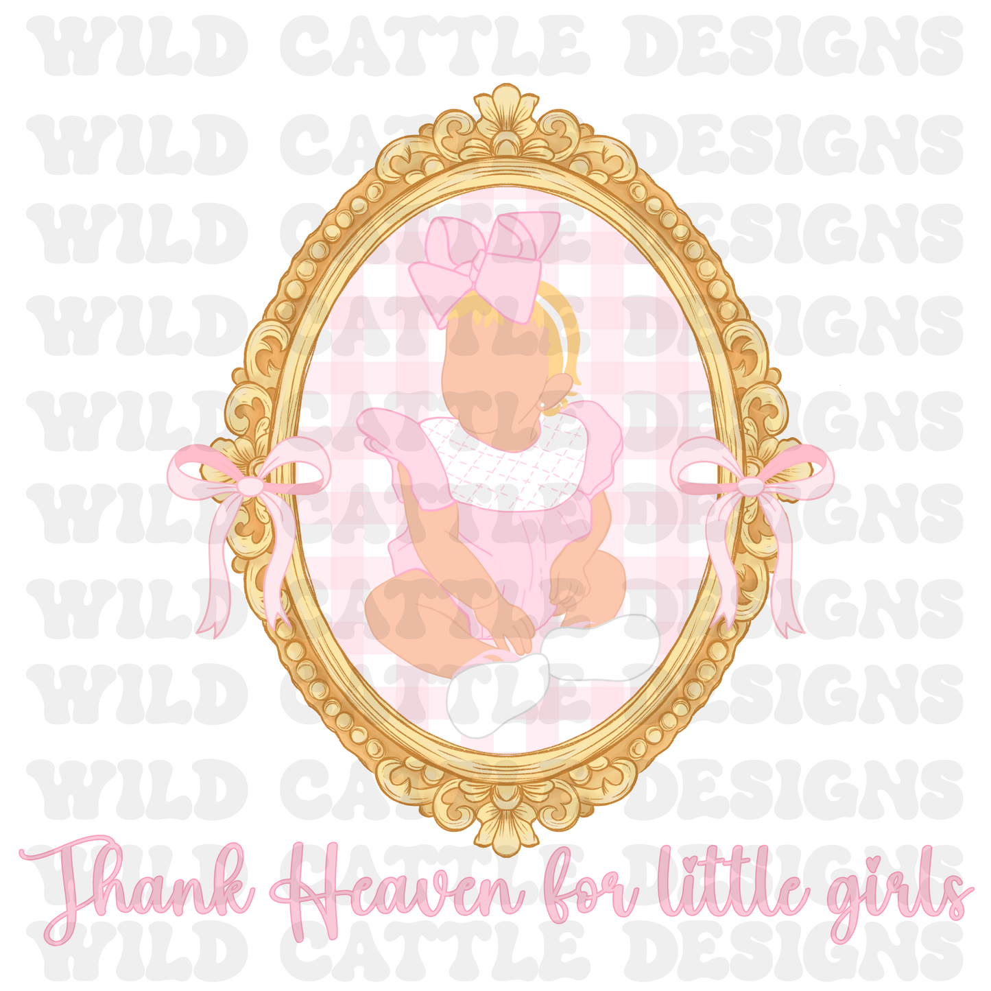 Thank Heaven for little girls blonde hair png