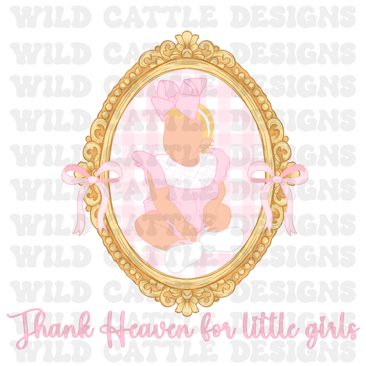 Thank Heaven for little girls blonde hair png