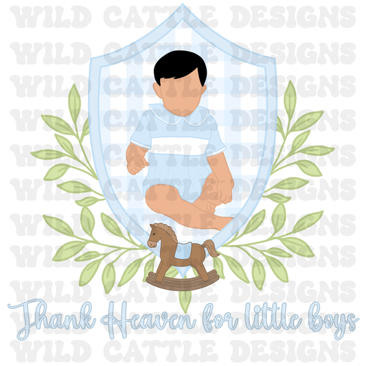 Thank heaven for little boys black hair png