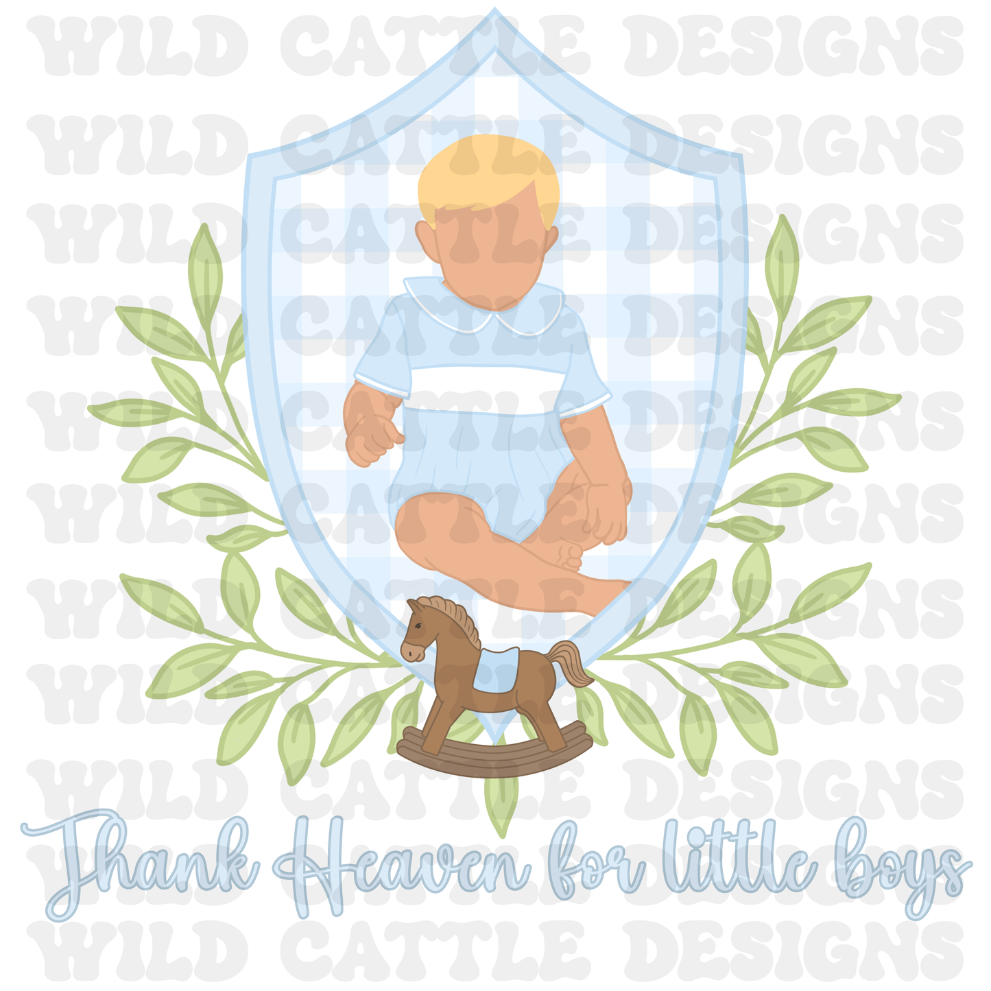 Thank Heaven for little boys blonde hair png