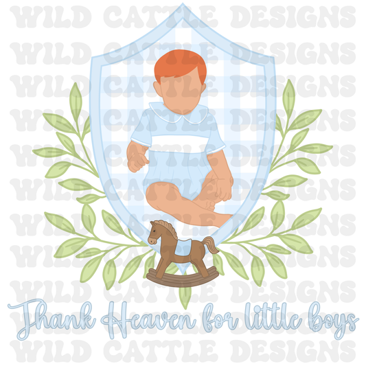 Thank Heaven for little boys red hair png