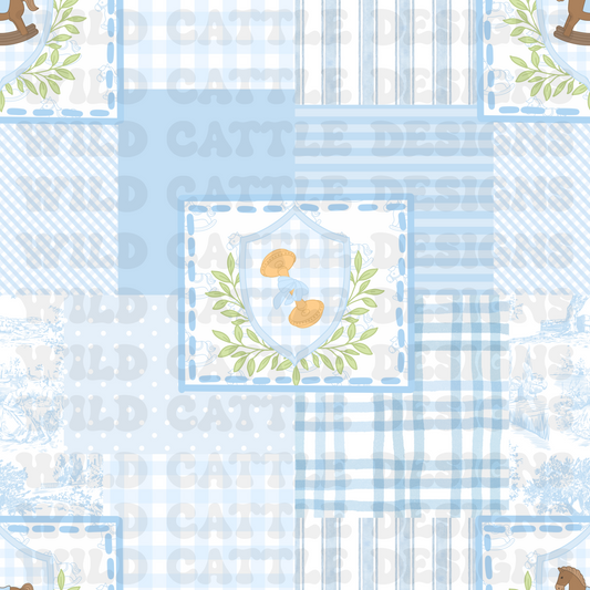Thank Heaven for little boys patchwork