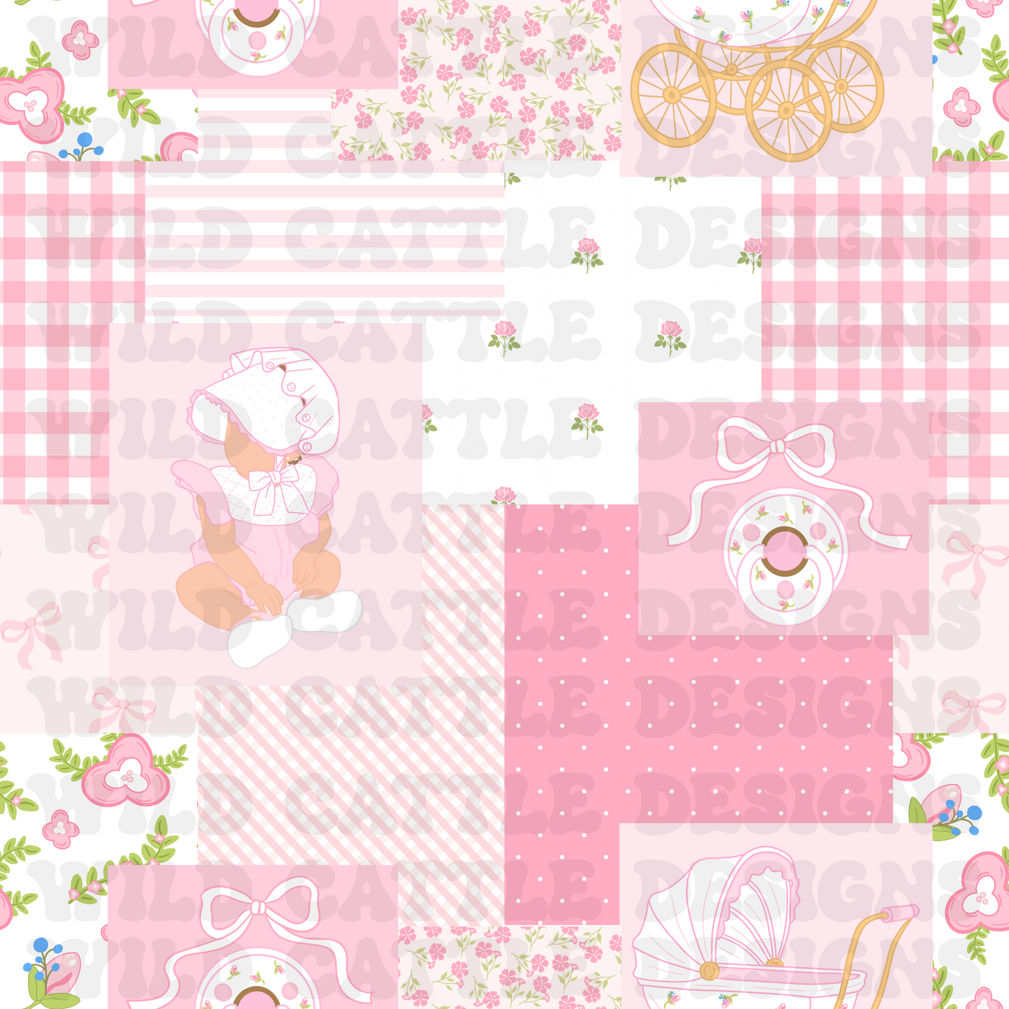Thank Heaven for little girls patchwork