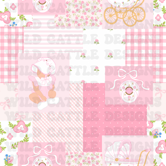 Thank Heaven for little girls patchwork