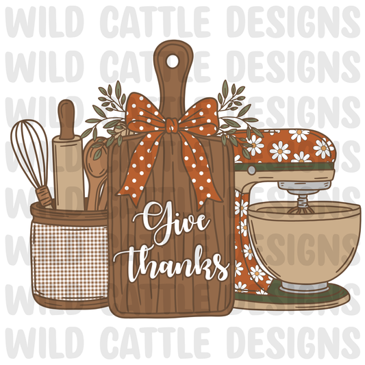 Thanksgiving kitchen png