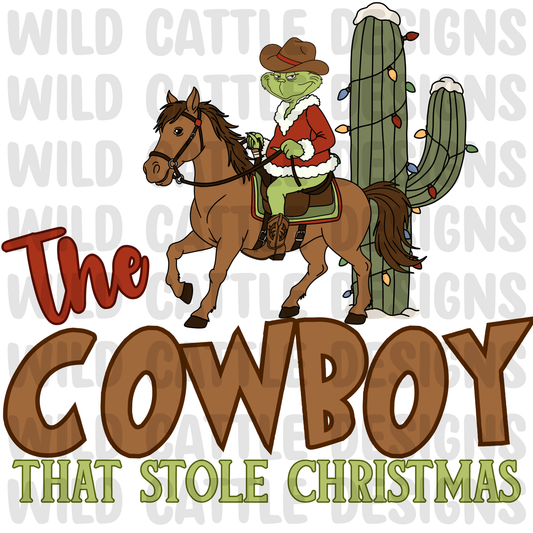 The cowboy who stole Christmas png