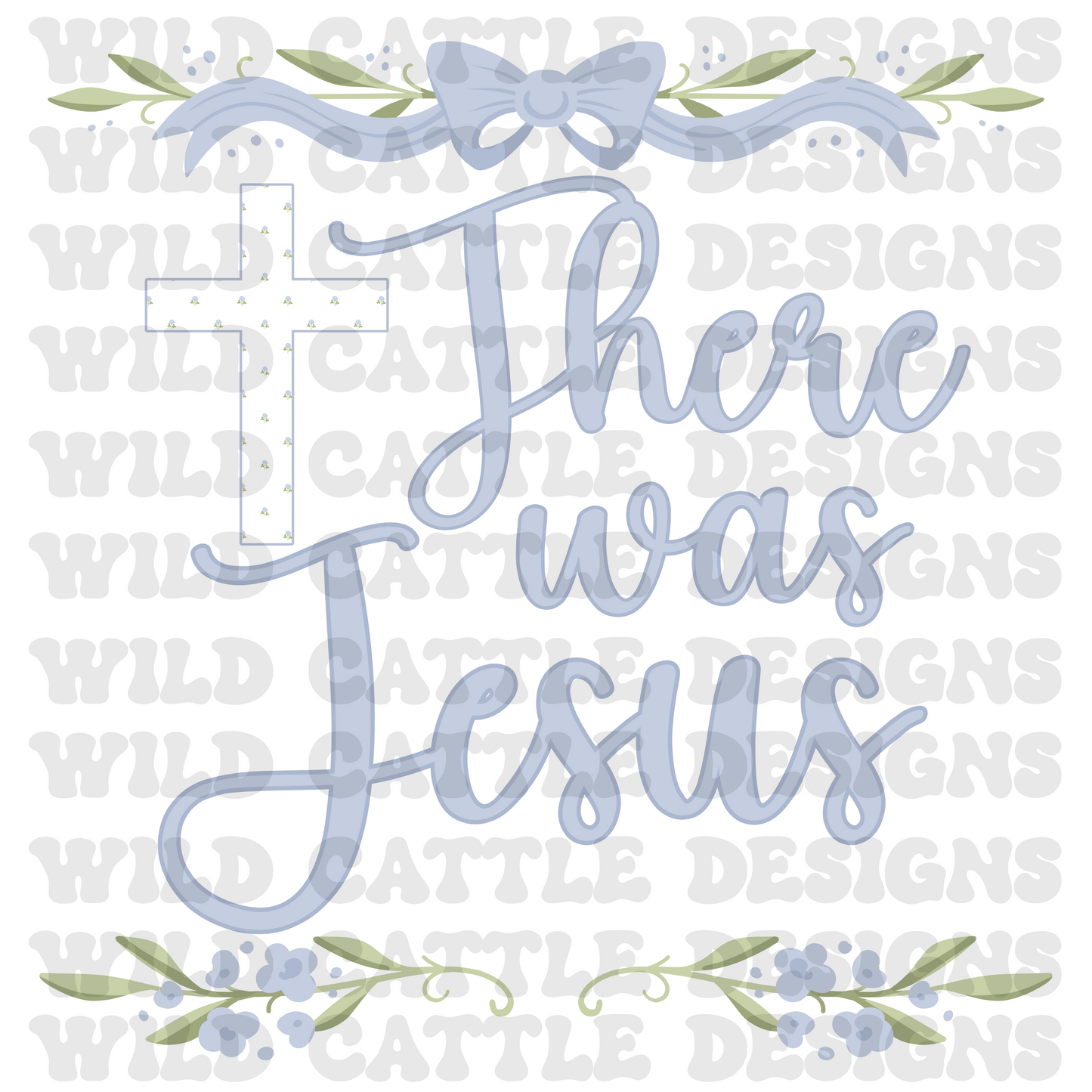 There was a Jesus blue png