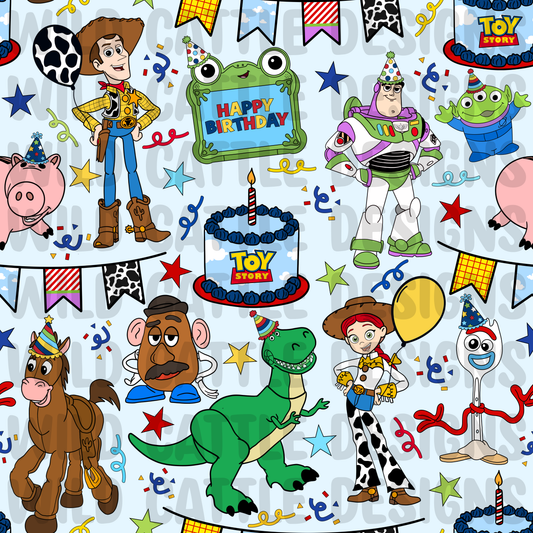 Toy birthday seamless