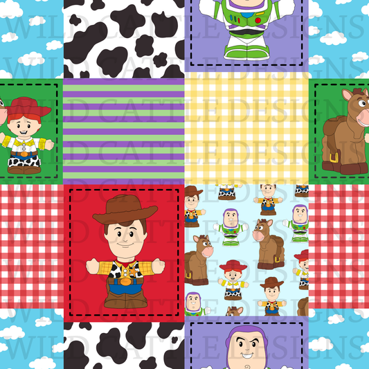 Toy small people patchwork