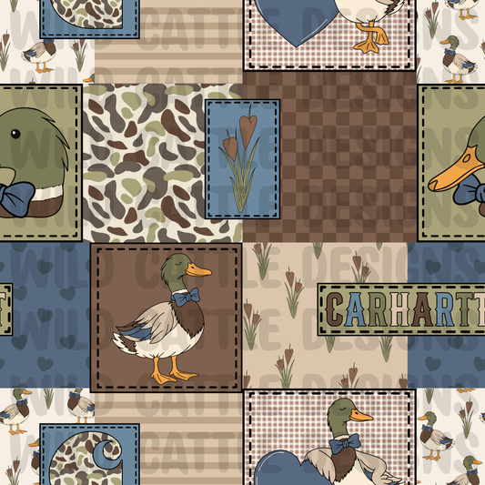 Valentine mallard patchwork