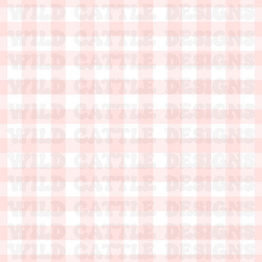 Vintage babydoll plaid seamless