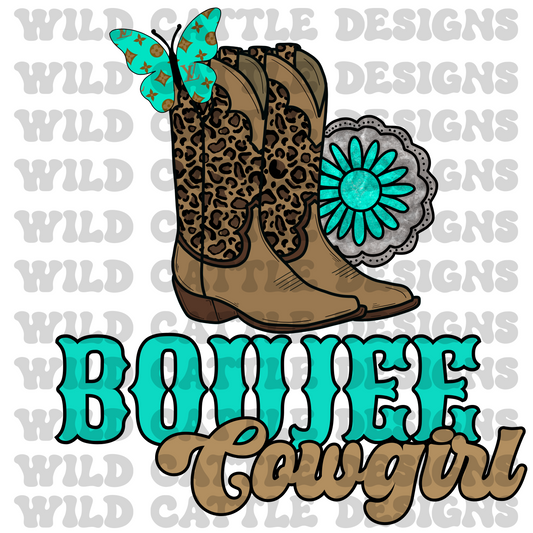 western boujee cowgirl png