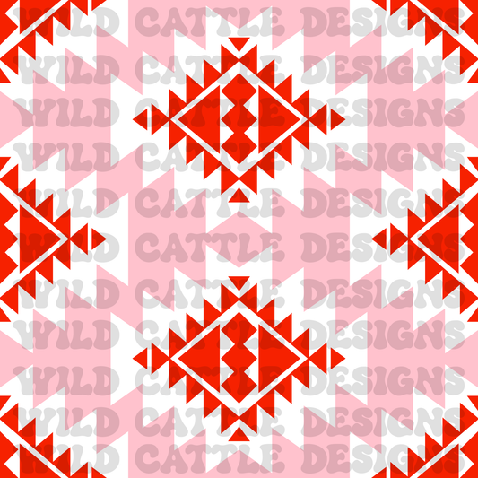 Western candy aztec seamless