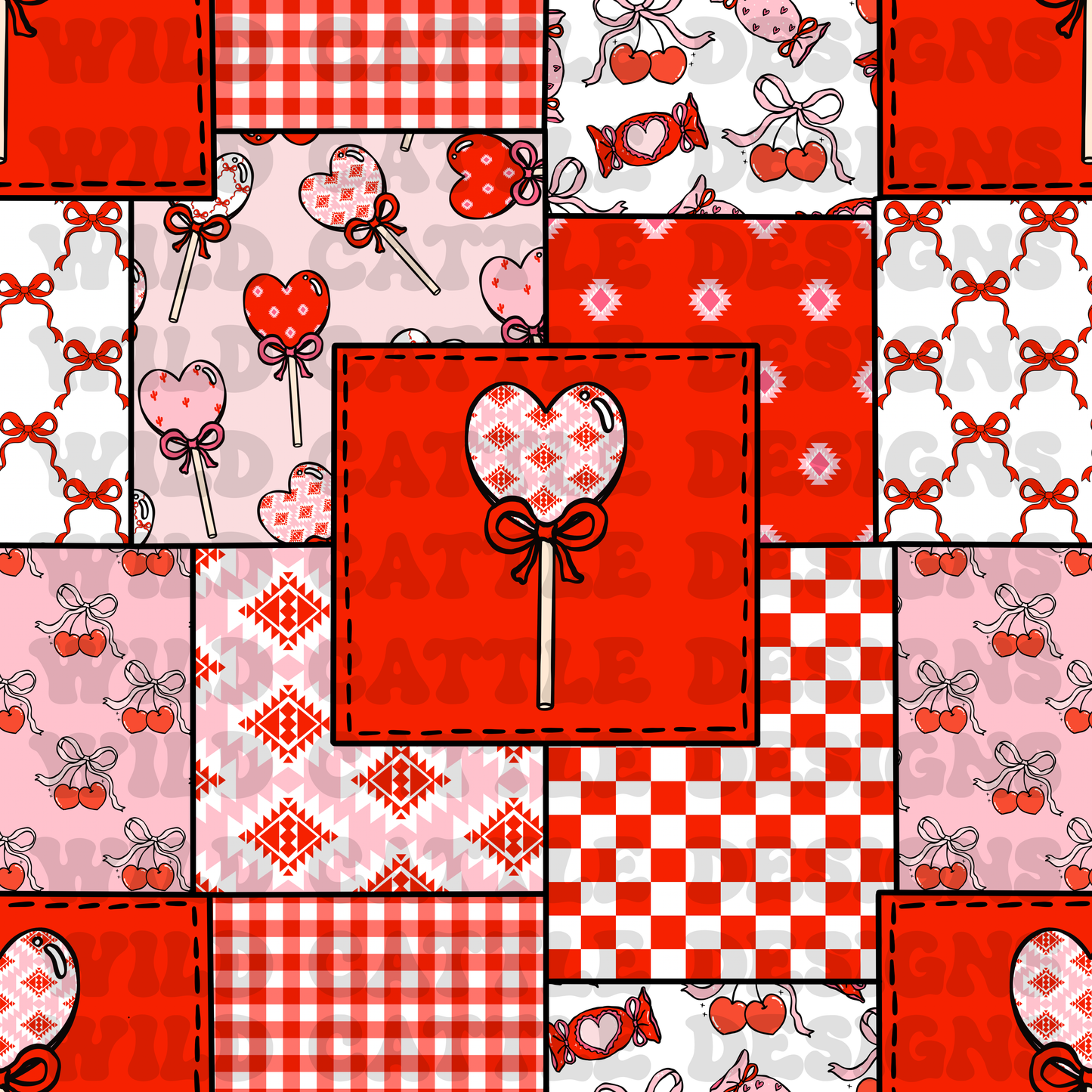 Western candy patchwork