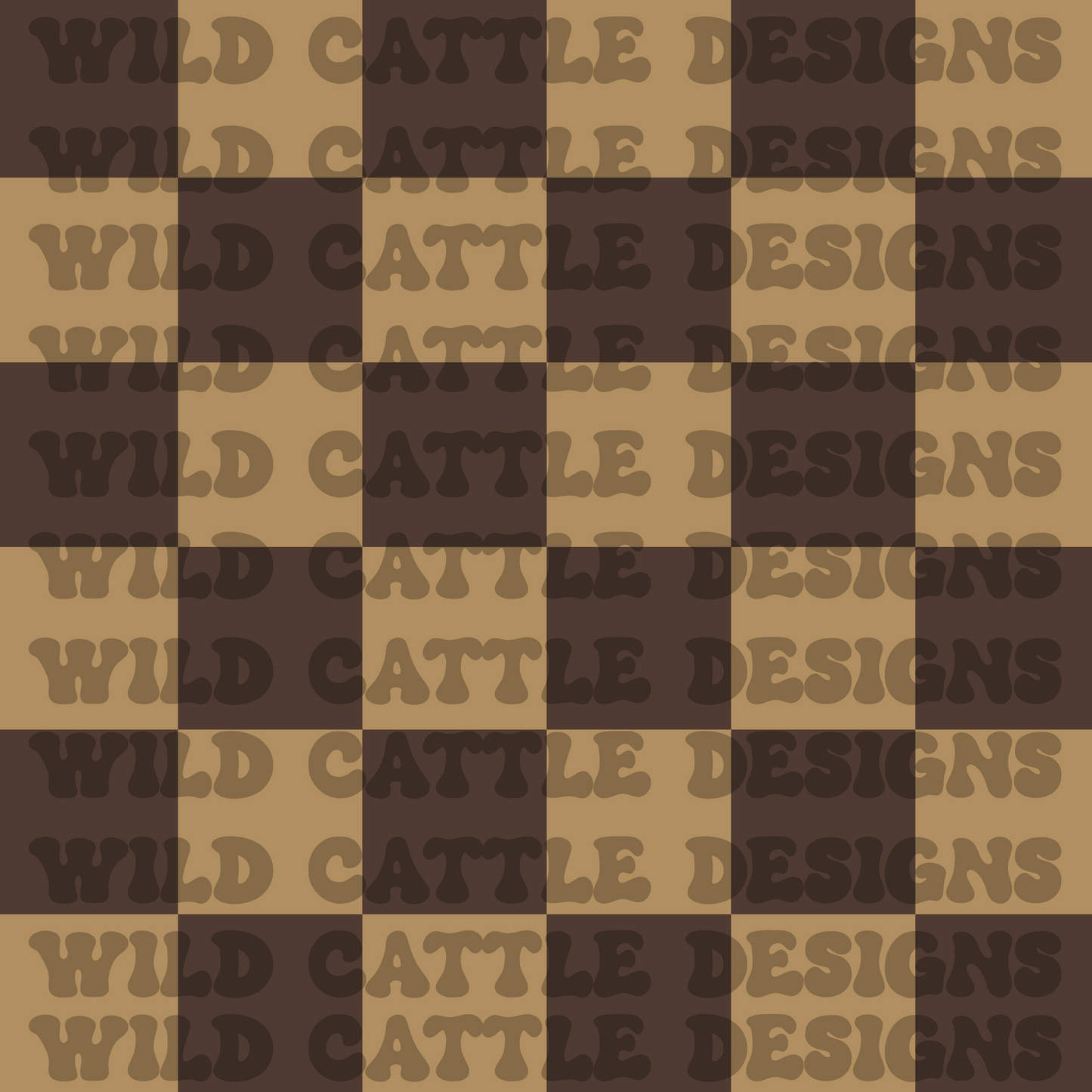 Western cowpoke check seamless