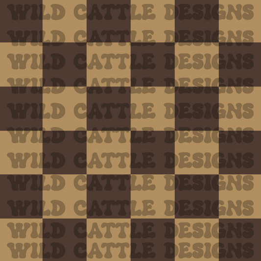 Western cowpoke check seamless