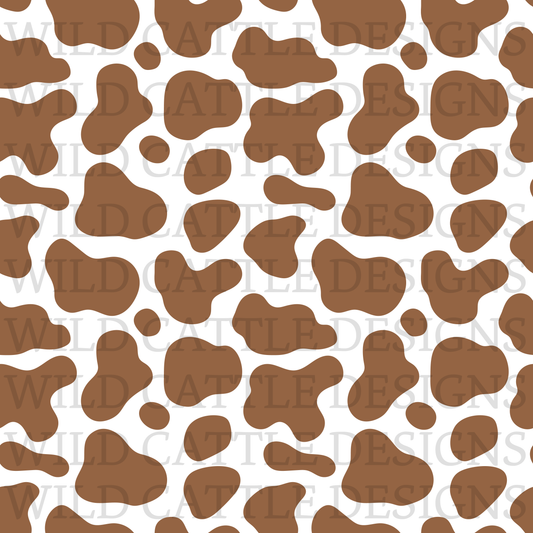 Western easter cowprint seamless