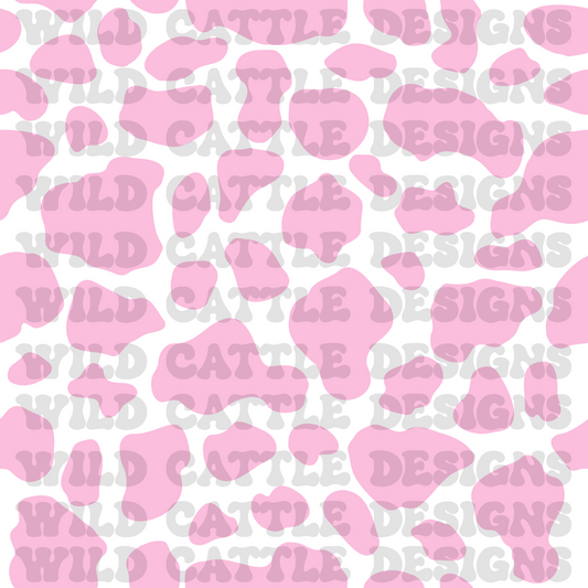 Western sunset cowprint seamless
