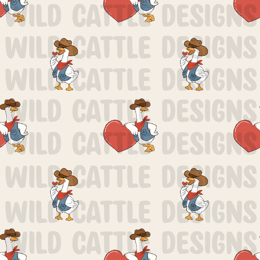 Western Valentine goose seamless