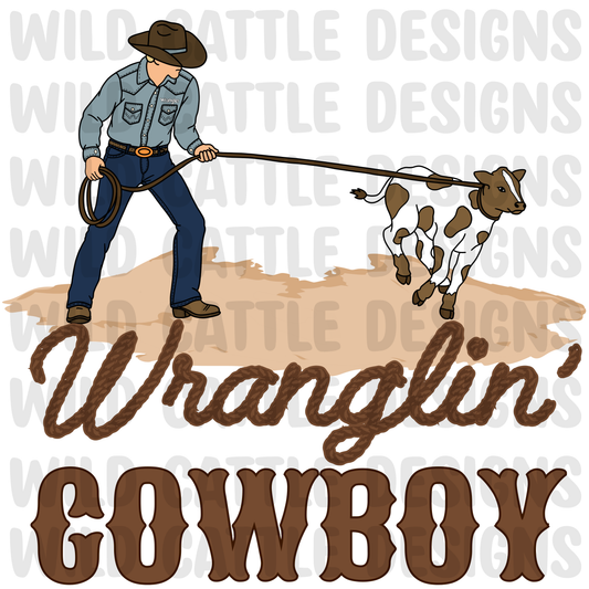 Wranglin cowboy png