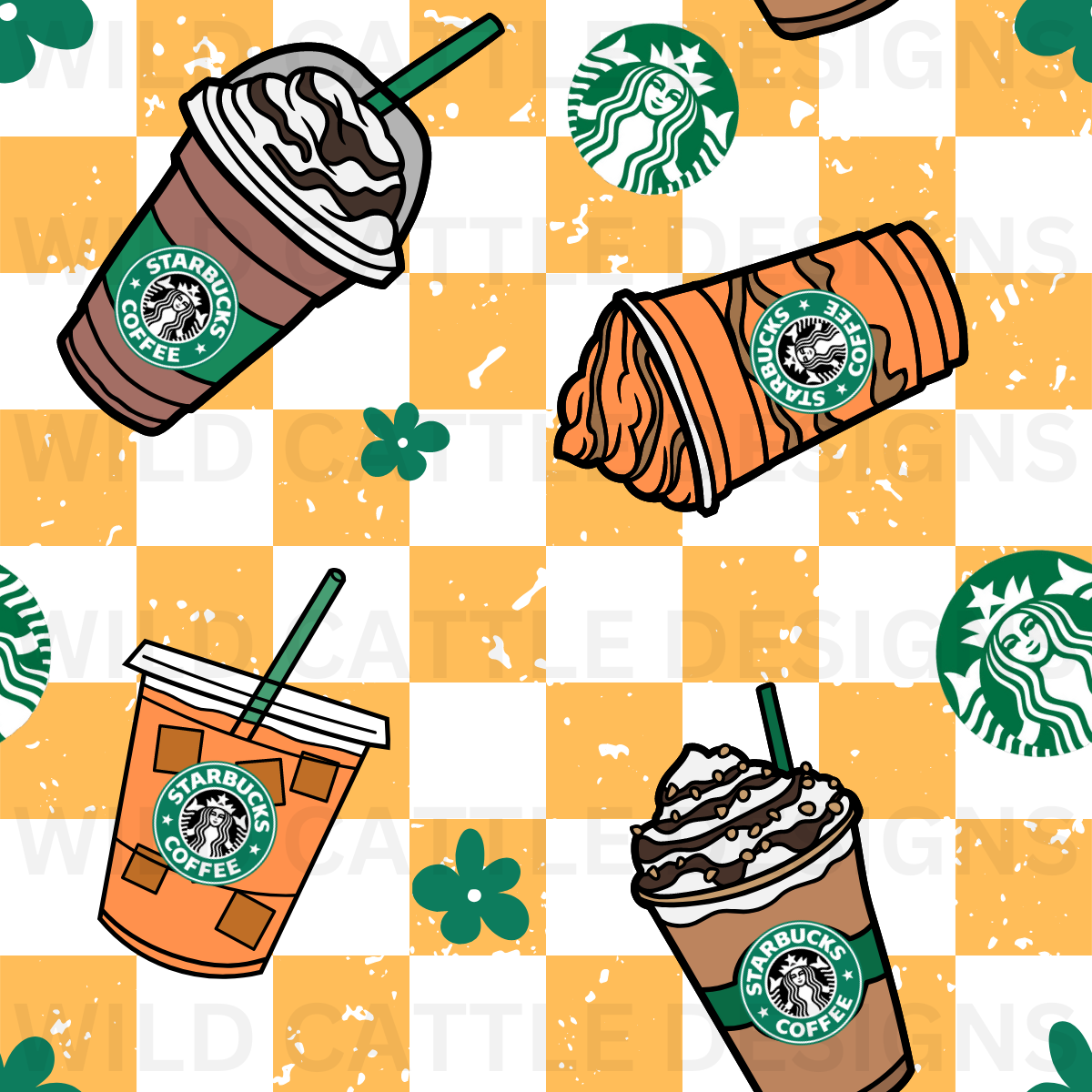 Starbies Seamless – Wild Cattle Designs
