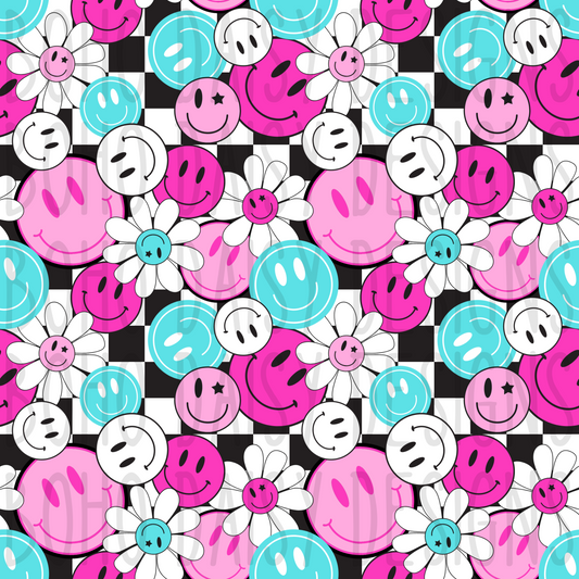 Bright Happy Checkered