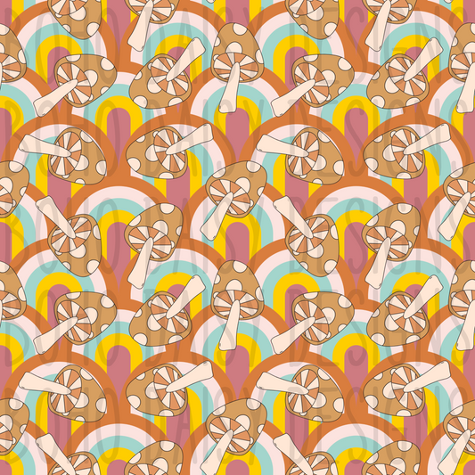 Rainbow Mushrooms